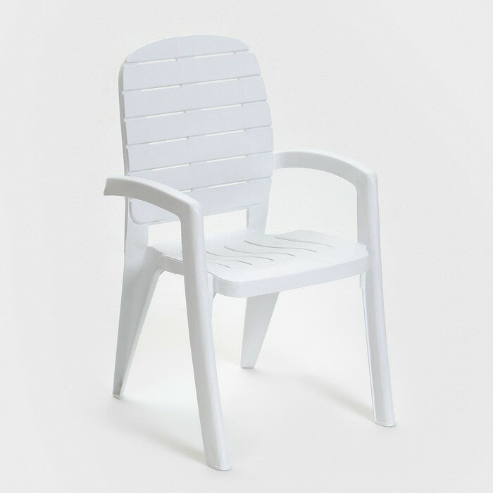 Набор садовой мебели Прованс белый, 2 кресла + стол - фотография № 6