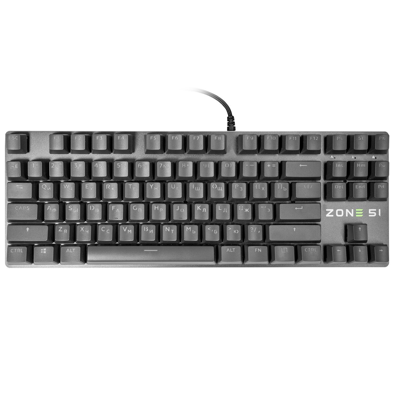 Клавиатура игровая ZONE 51 ADAMANT TKL