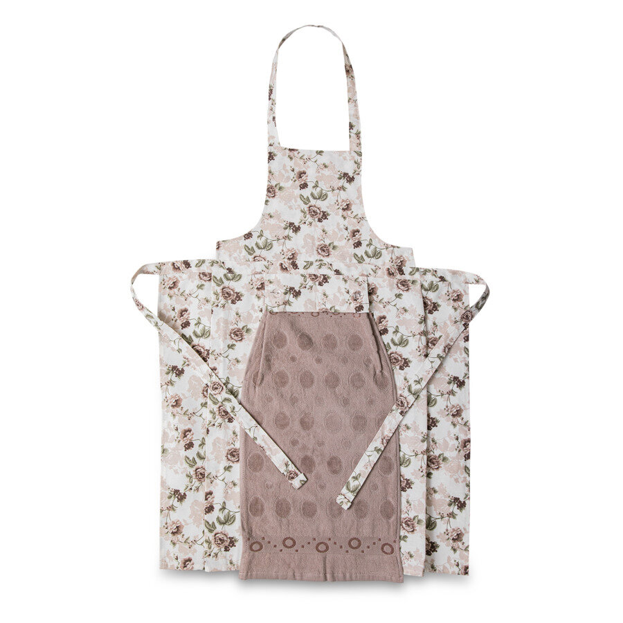 фото Фартук с полотенцем Sofi de Marko 30х50 см 2 шт, хлопок, кофейный