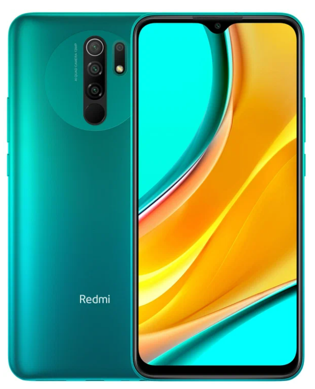 Смартфон Xiaomi Redmi 9 4/128 ГБ CN, Dual nano SIM, морская волна