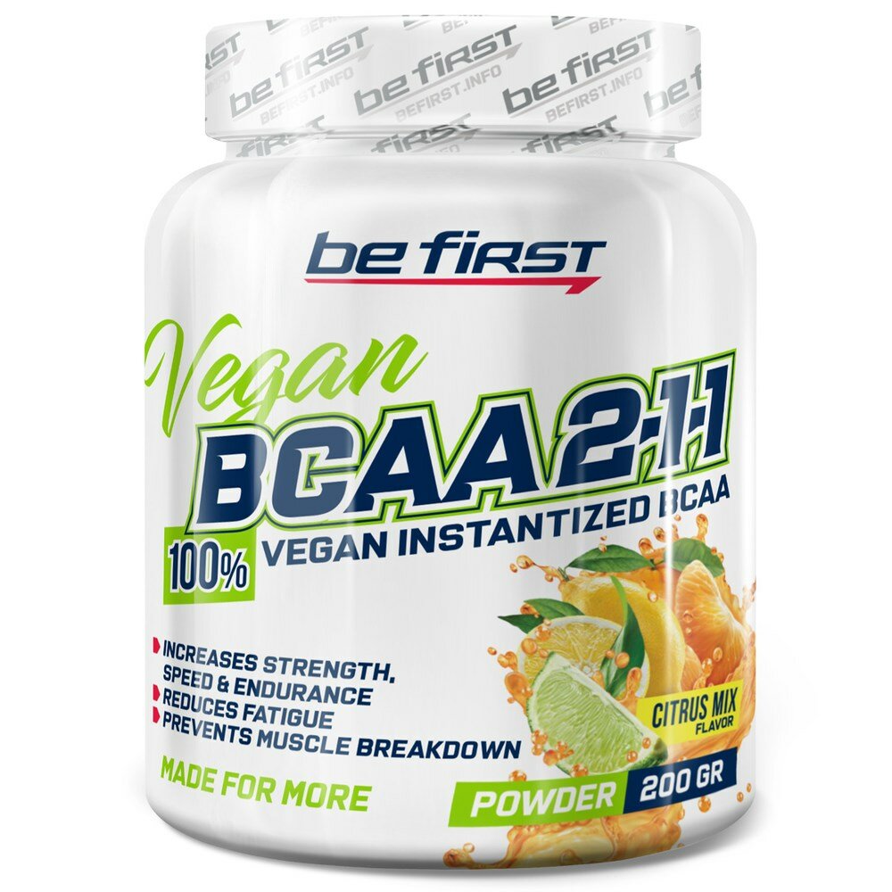 Be First BCAA 2:1:1 Vegan Instantized Powder (200г) Вишня