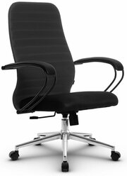 Компьютерное офисное кресло mетта SU-СК130-10, СН3, Темно-серое/Черное