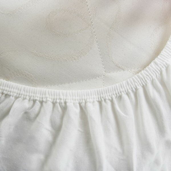 Непромокаемый наматрасник 160х200х25, ткань caress, цвет белый - фотография № 2