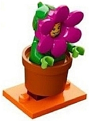 Минифигурка LEGO Flowerpot Girl col18-14 71021 Серия 18 New