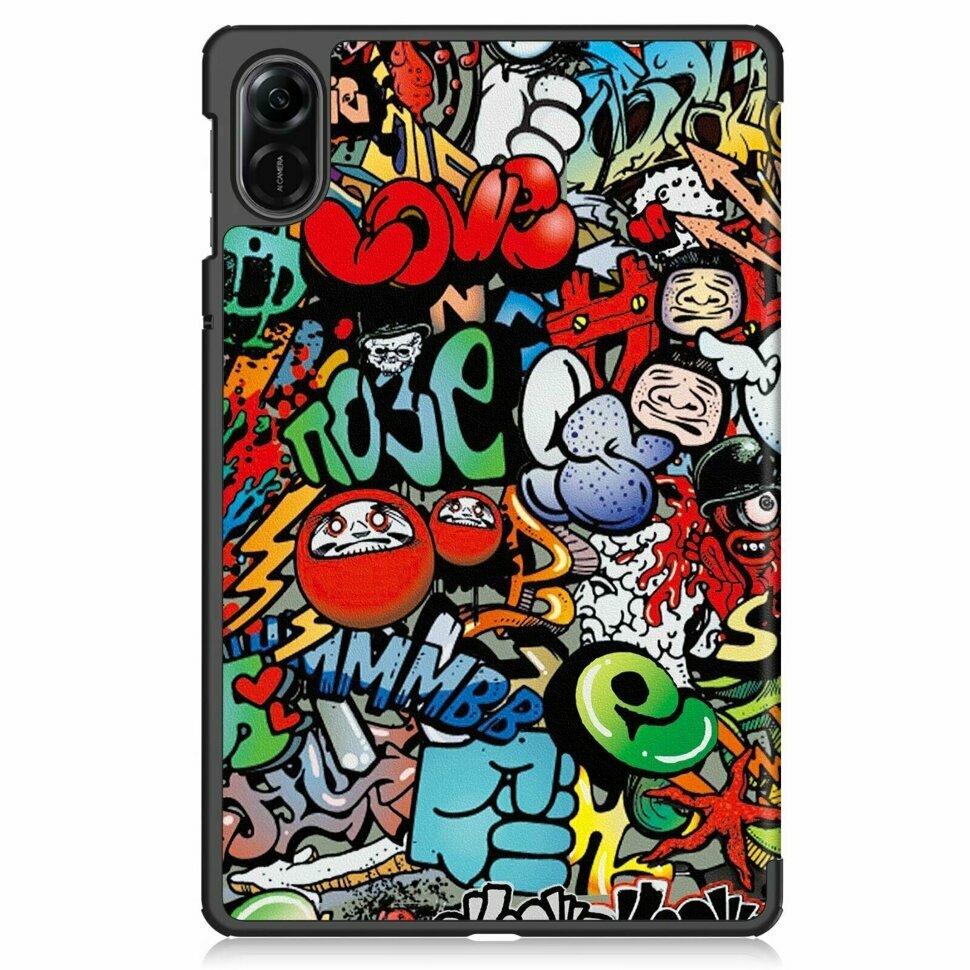 Чехол Smart Case для HONOR Pad X9, ELN-W09, 5301AGJC (Graffiti)