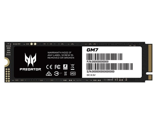 SSD накопитель M2 ACER Predator GM7 1Tb (BL9BWWR118)