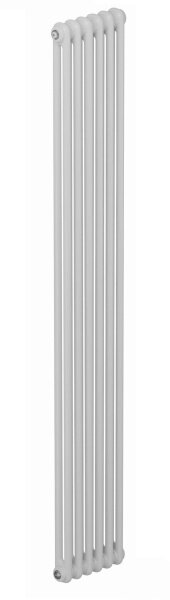 Радиатор, RIFAR, TUBOG, 2180-06-B1, цвет-RAL 9016 (белый), 3/4" - 6 Секций, Подключение боковое.