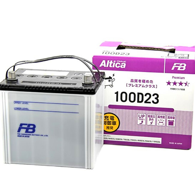 АКБ 75Ач "Furukawa Battery Altica PREMIUM (FB 9000) 100D23L" О.П. 232х173х225