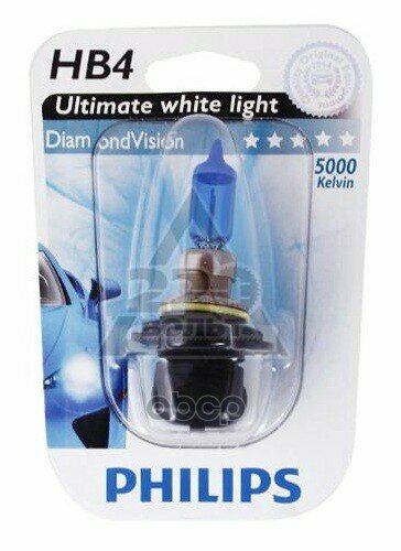 Лампа Hb4 (9006) 12.8V 55W P22d Diamond Vision (Блистер) Philips арт. 9006DVB1