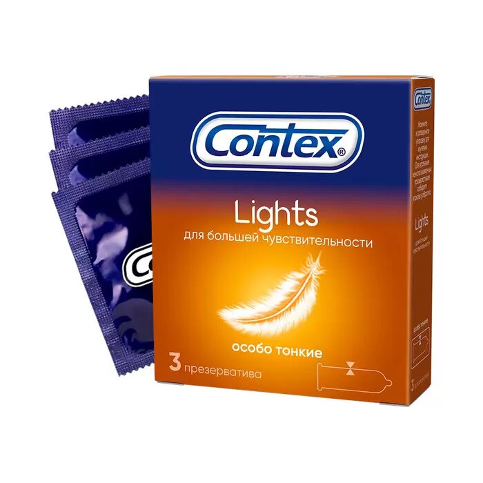 Contex Lights презервативы особо тонкие 3 шт.