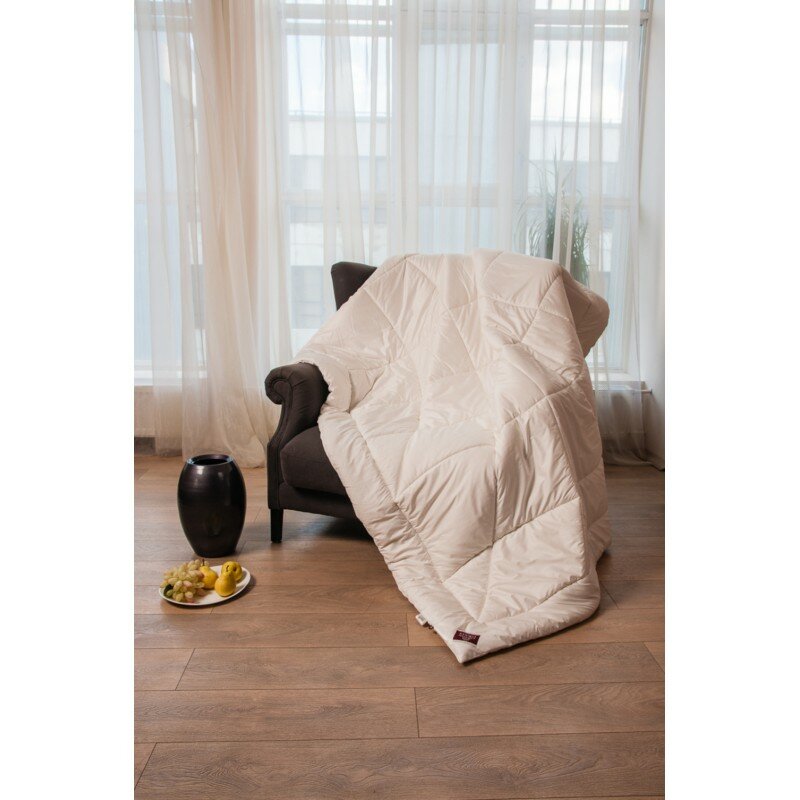 Одеяло кашемировое German Grass Cashmere Wool 220x240 слоновая кость - фотография № 6