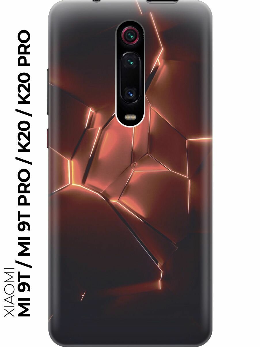 фото Силиконовый чехол Красные фонари на Xiaomi Mi 9T / Mi 9T Pro / K20 / K20 Pro / Сяоми Ми 9Т / Ми 9Т Про
