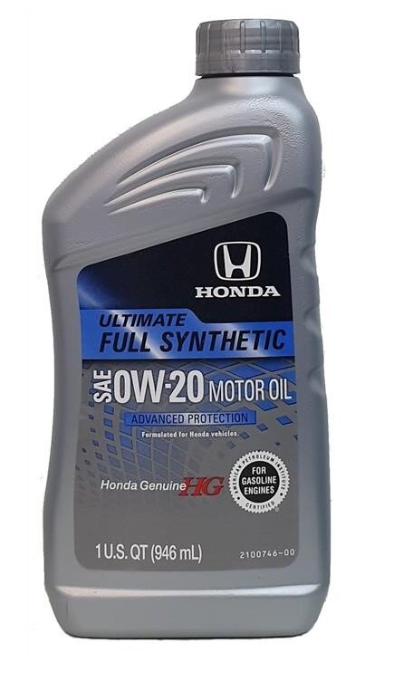 Масло моторное HONDA 0W20 ULTIMATE 100% SYNT Арт.08798-9137