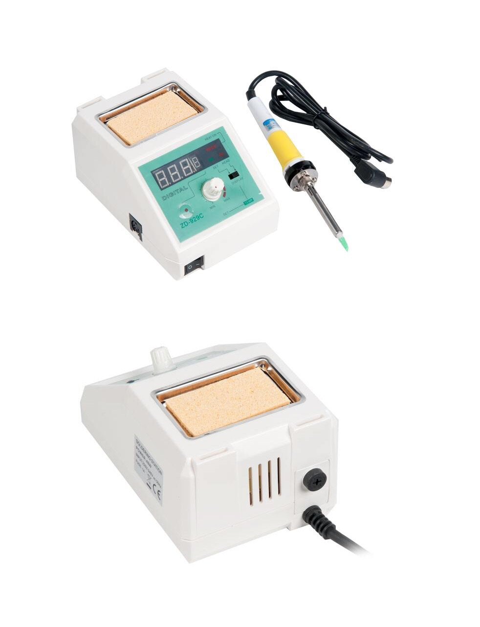 Soldering station / Паяльная станция REXANT с разрывом и дисплеем 160-480 °С 220 В/48 Вт