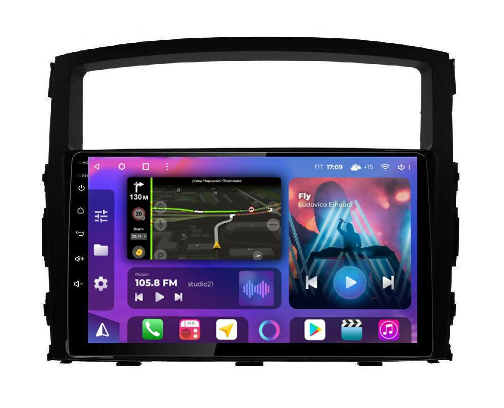 Штатная магнитола FarCar s400 для Mitsubishi Pajero (2006-2012) 6/128 на Android (XL1009M)