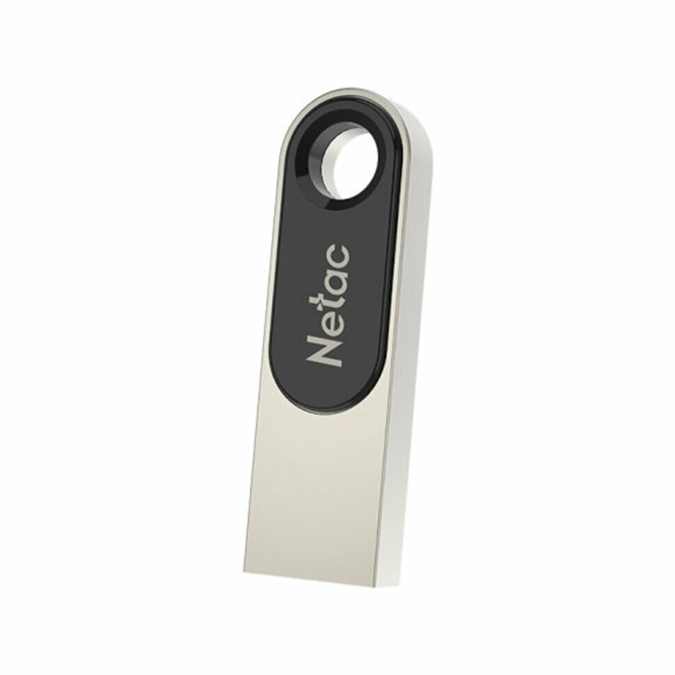 Флеш-диск 16 GB NETAC U278, USB 2.0, металлический корпус, серебристый/черный, NT03U278N-016G-20PN, 513713