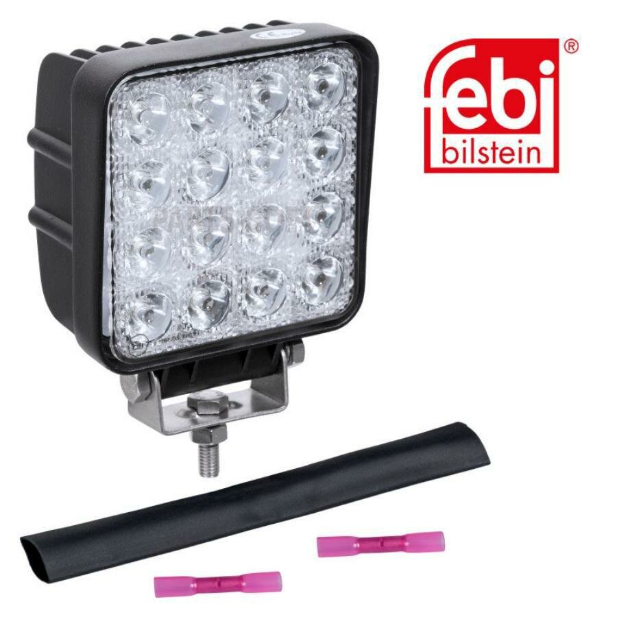 FEBI 104002 104002F_фонарь рабочего освещения!LED 9-32V 48W 3071lm IP67 108x135x72 кабель 1,48m\Universal