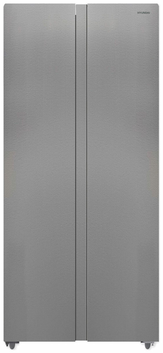 Холодильник Side by Side Hyundai CS5083FIX нержавеющая сталь - фотография № 1