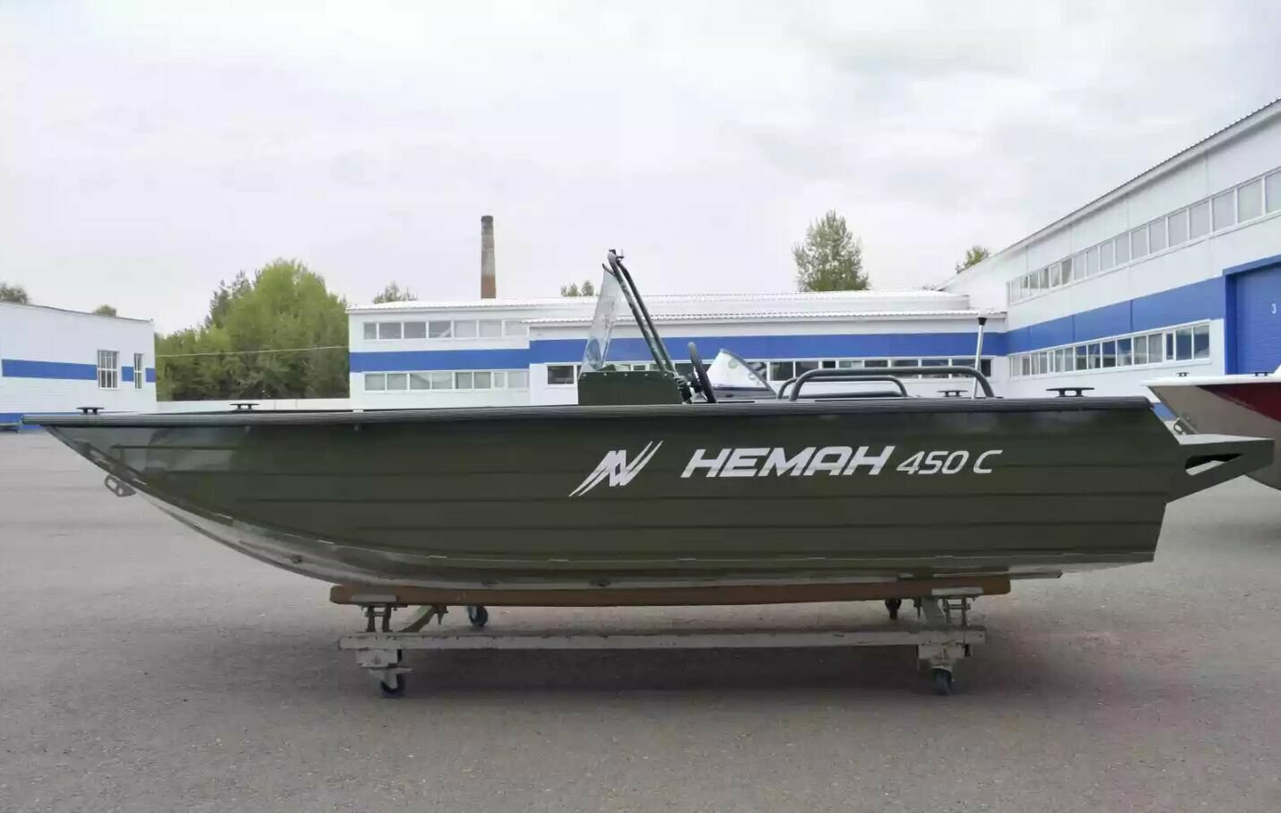 Моторная лодка NEMAN-450C/ Алюминиевый катер NEMAN-450C/ лодки Wyatboat