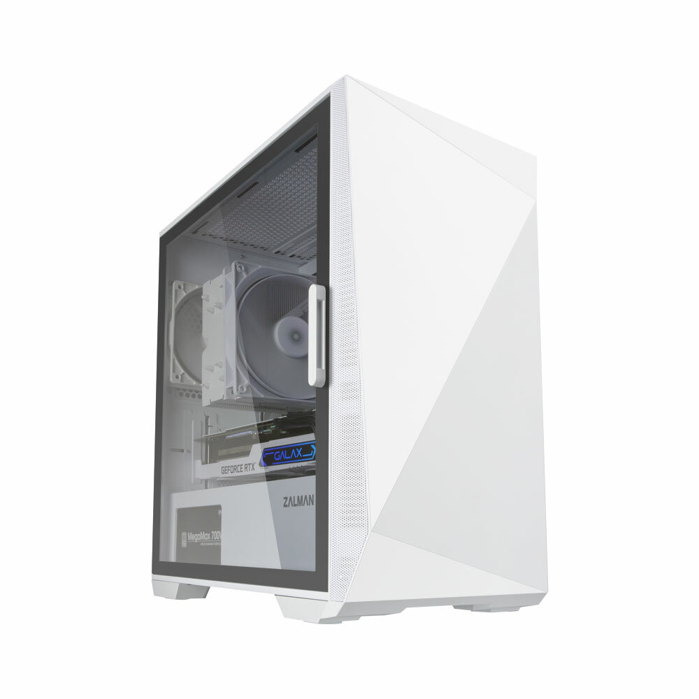 Корпус MiniTower Zalman Z1 Iceberg white (mATX window FRONT 2x120mm REAR 1x120mm без БП) (Z1 Iceberg white)