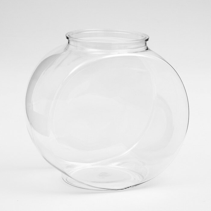 FlashMe Аквариум круглый пластиковый, 4,8 литра - фотография № 1