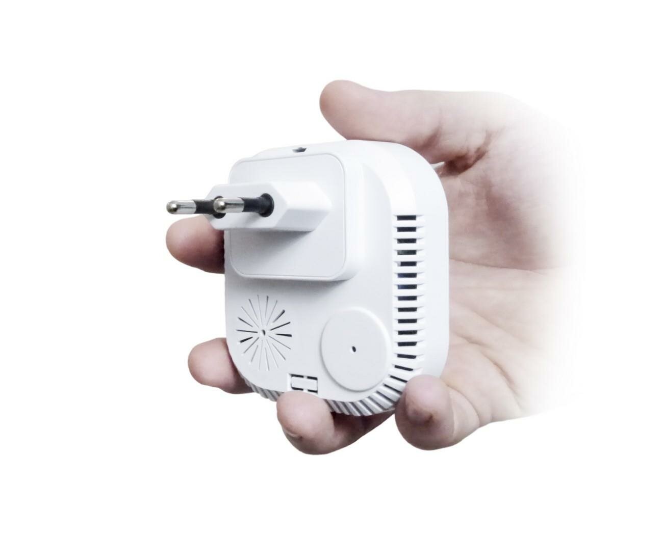 Страж-Газ 3000W-Alarm (Q21810SNT) - Tuya Wi-Fi газовый анализатор утечки бытового и природного газа для дома (пропан метан бутан). Звуковое тревож