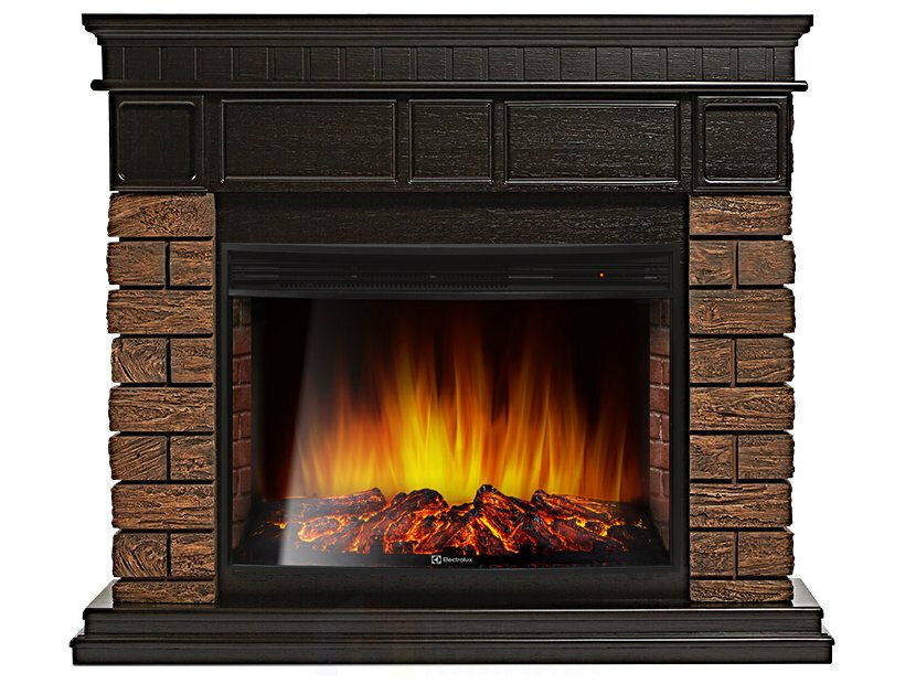 Каминокомплект Electrolux Bricks Wood 33 с очагом EFP/P-3320RLS