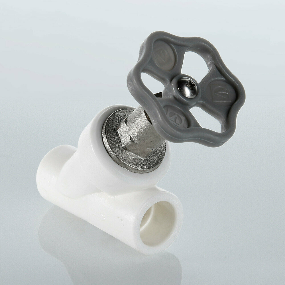 фото Вентиль полипропиленовый Valtec прямоточный 20 мм VTp.714