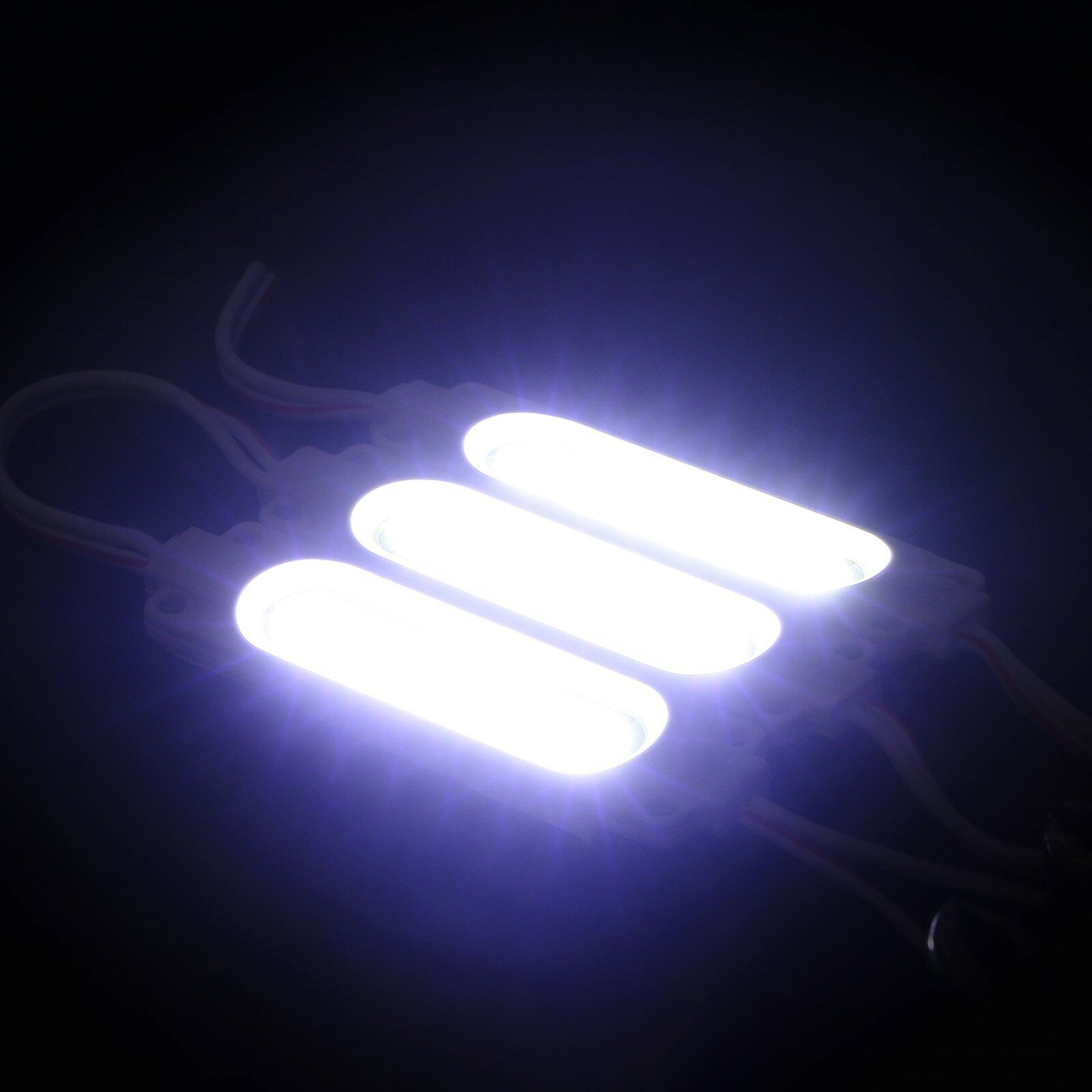 Светодиодная подсветка салона COB 7×1.6 см24 В1 Втклейкая основа белый (3шт.)