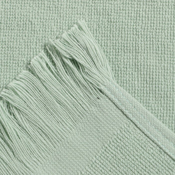 Полотенце махровое Love Life Fringe, 50х90 см, цвет оливковый, 100% хлопок, 380 гр/м2 - фотография № 4