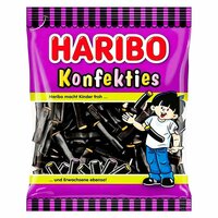 Жевательный мармелад Haribo Konfekties лакрица, 160 г