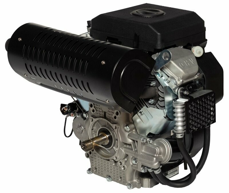 Двигатель для садовой техники Loncin LC2V78FD-2 (D type) (V-образн, 678 см куб, D28,575 мм, 20А, электрозапуск) - фотография № 4