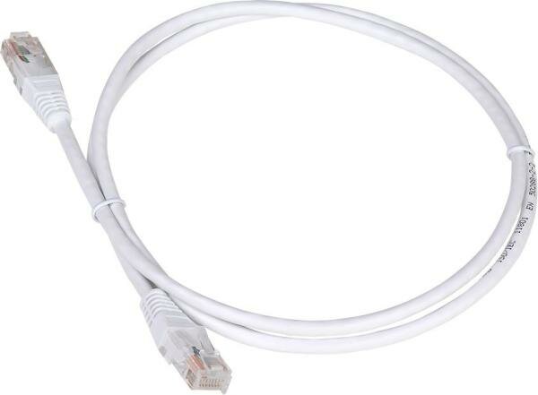 Патч-корд RJ45 - RJ45, 4 пары, UTP, категория 5е, 10 м, белый, TWT TWT-45-45-10-WH