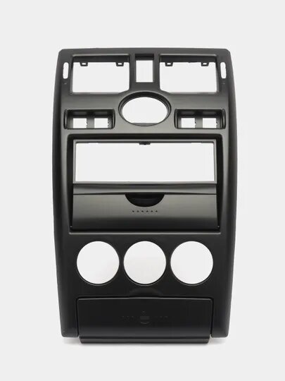 Центральная накладка консоль панели приборов 1din Приора1 ВАЗ 2170 черная матовая