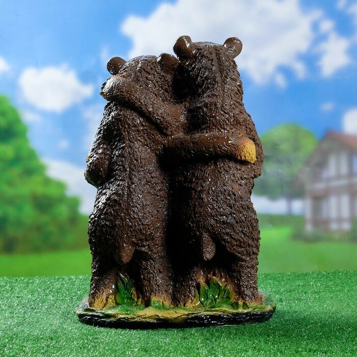 Садовая фигура "Три медведя" 46см - фотография № 3