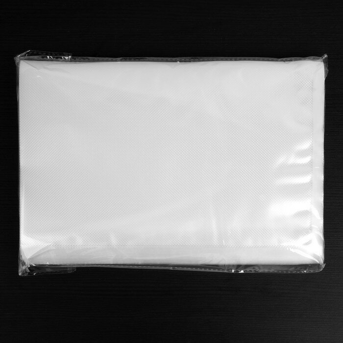 Набор пакетов для вакууматора Luazon, рифленые, 50 шт, 20 х 30 см - фотография № 4