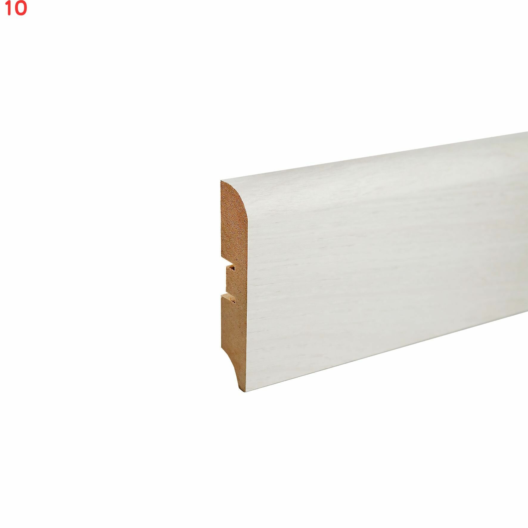 фото Плинтус напольный МДФ Ясень корабельный 8 см 2.4 м (10 шт.)