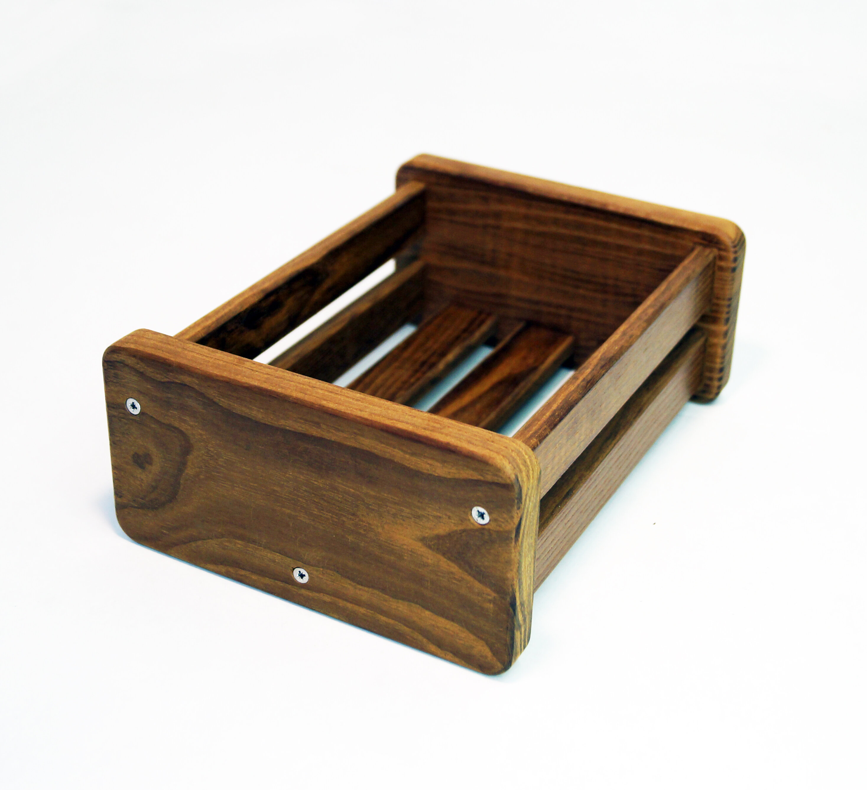 Корзинка для хранения деревянная из термо древесины - фотография № 10