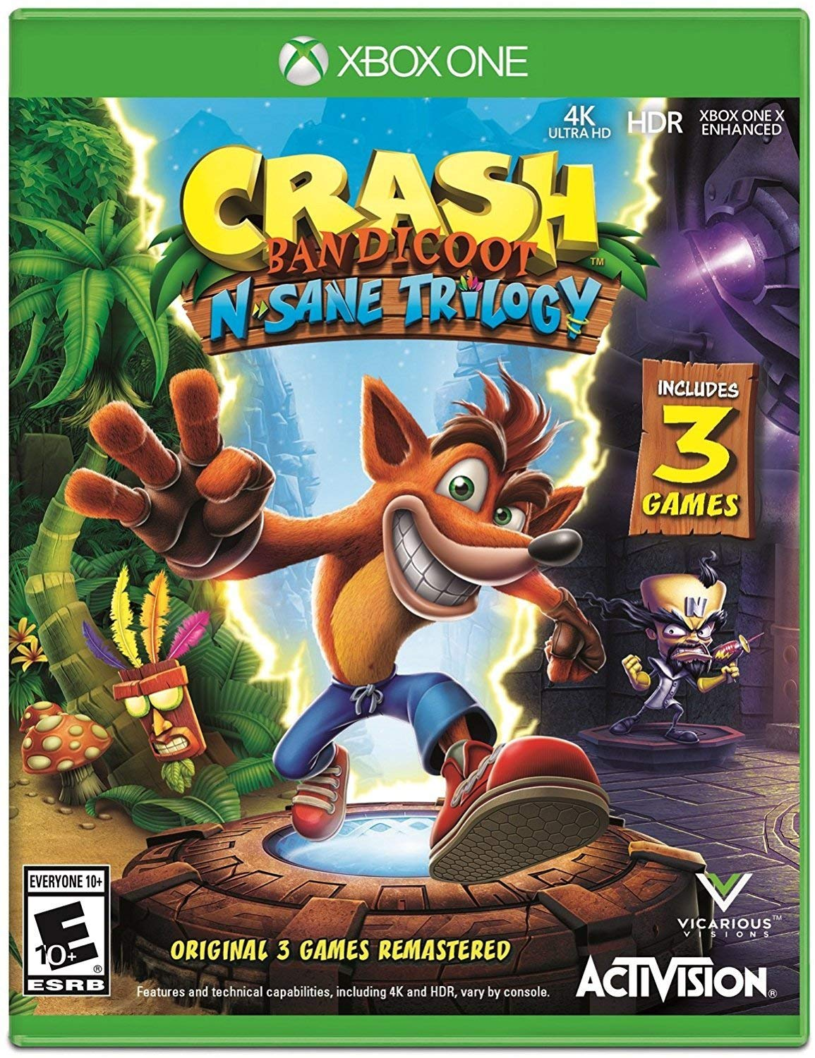 Игра Crash Bandicoot N. Sane Trilogy для Xbox Русский язык электронный ключ Аргентина