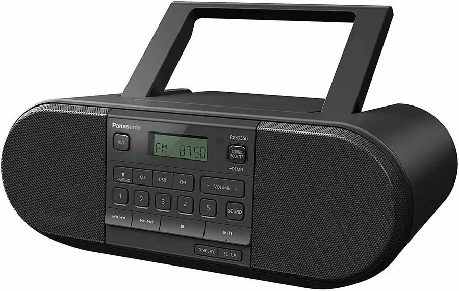 Аудиомагнитола Panasonic (RX-D550E-K)