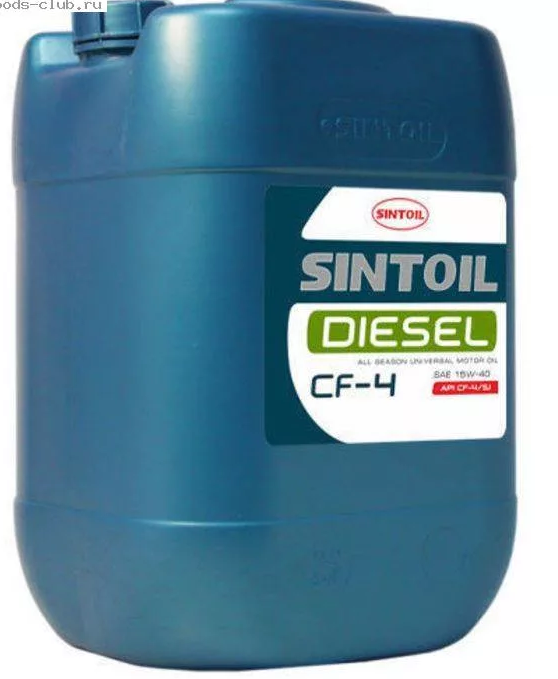 Масло Sintoil Sintec 15W40 Diesel CF-4/CF/SJ дизель 20 литров