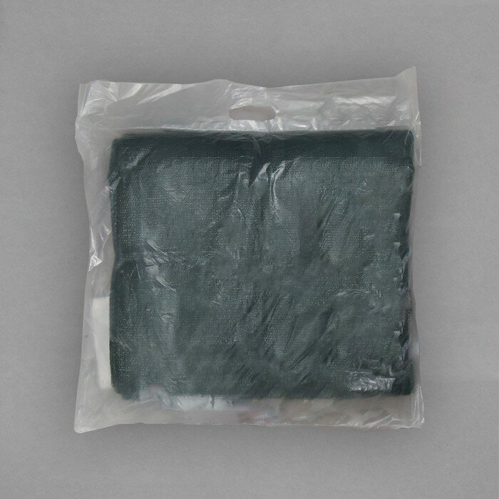 Сетка затеняющая, 5 × 4 м, плотность 80 г/м², зелёная, в наборе 19 клипс - фотография № 6