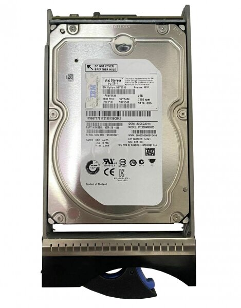 Для серверов IBM Жесткий диск IBM 59Y5536 2Tb Fibre Channel 3,5" HDD