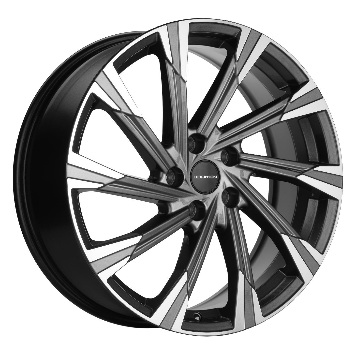 Khomen Wheels KHW1901 7.5x19 5x114,3 ET40 Dia60.1 Gray-FP ()