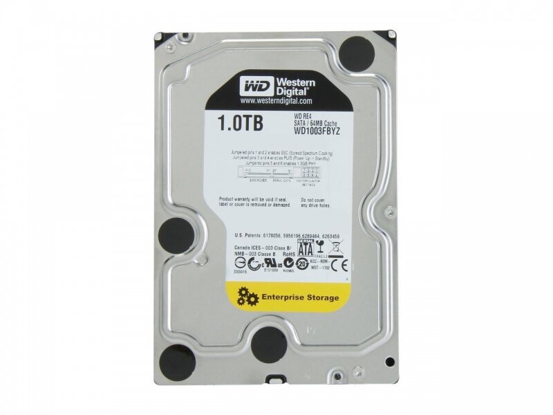 Жесткий диск Western Digital WD1003FBYZ 1Tb SATAIII 3,5" HDD