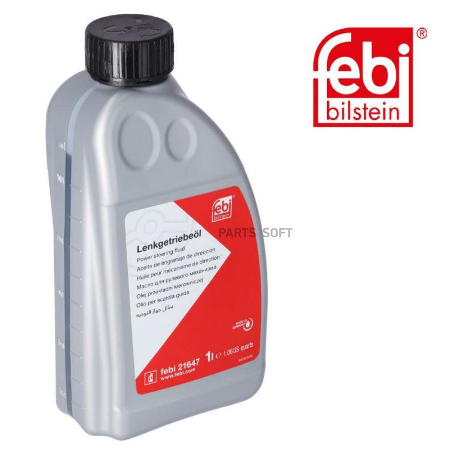 жидкость гидроусилителя febi power steering fluid зеленый 1 л 21647