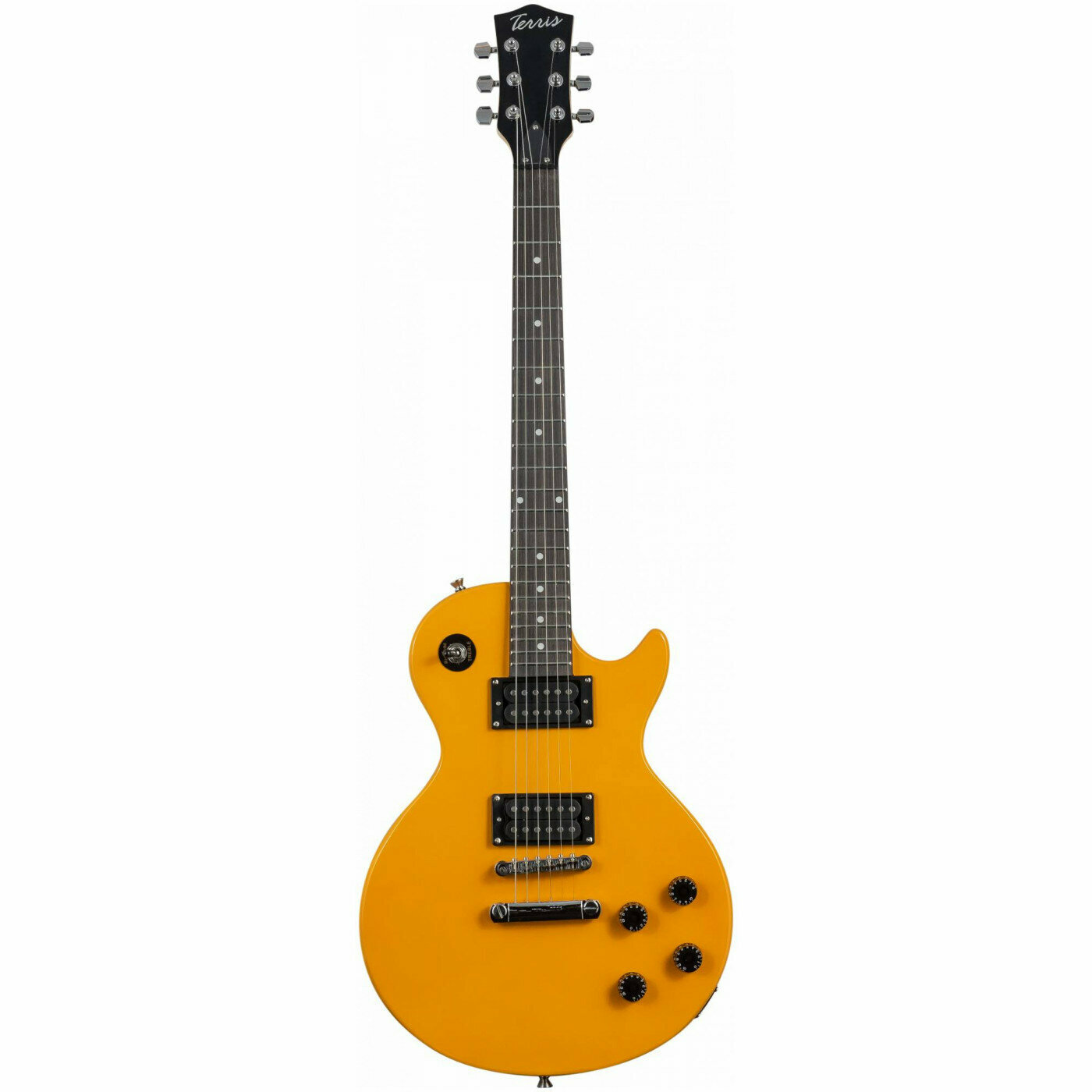 TERRIS TLP-039 YW электрогитара Les Paul, HH, 2V2T, цвет оранжевый