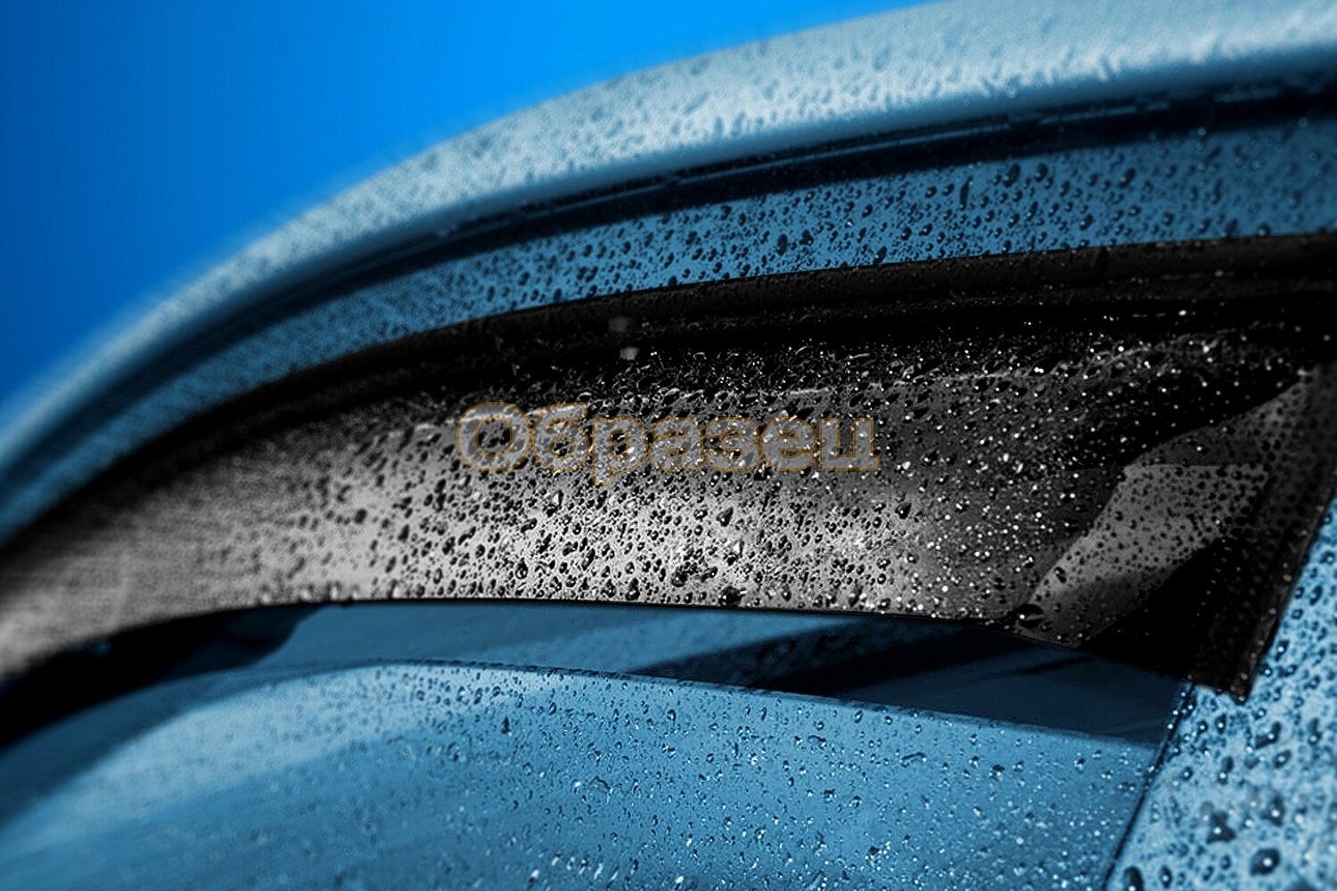 Дефлекторы окон (4 шт.) для Шевроле Авео Т300 2012- год выпуска (Chevrolet Aveo T300) REIN REINWV252