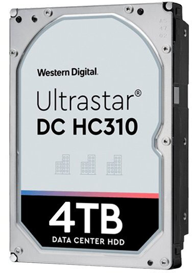 Жесткий диск/ HDD WD SATA Ultrastar 4Tb 3.5" 7200 6Gb/s 256Mb 1 year ocs