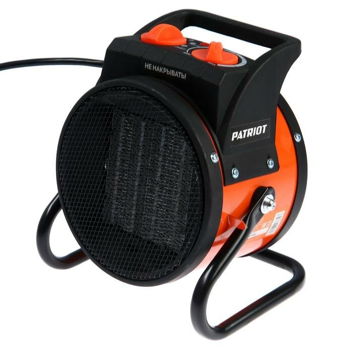 фото Тепловая пушка PATRIOT PTR 3S, электрическая, 220 В, 2000 Вт, терморегулятор, керамика